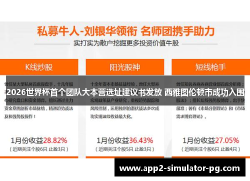 2026世界杯首个团队大本营选址建议书发放 西雅图伦顿市成功入围